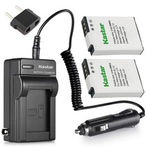 Kastar Battery (2-Pack) + Charger for EN-EL12 MH-65 &amp; Coolpix AW100, AW100s, AW1 - £22.34 GBP