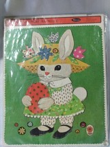  Vtg Rare Whitman 1968 Easter Bunny Frame Puzzle 14.5&quot; x 12&quot; - $28.05