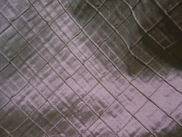 2.5YD Iri Pintuck Design Silk Duppioni Celery Green Fabric DRESS/HOME #BP18 - £44.76 GBP