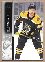 2021-22 Upper Deck #16 Matt Grzelcyk Boston Bruins - £1.56 GBP