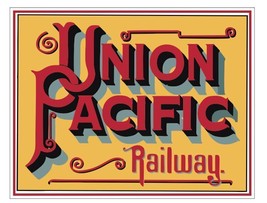 Union Pacific Railroad Railway Train Sticker Decal R7254 - £1.55 GBP+