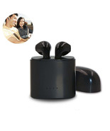 Color: Black - Dual Chamber Wireless Bluetooth Earphones With Charging Box - $1,294.07 MXN