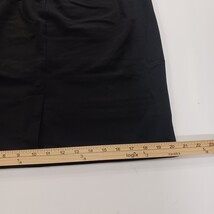 Larry Levine Straight RN#103715 Women's 8 Rear Zipper & Slit Black Pencil Skirt image 7