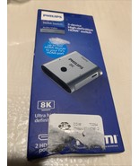 Philips 8K HDMI 2-Port Switch - Silver NEW !!! - $30.18 CAD