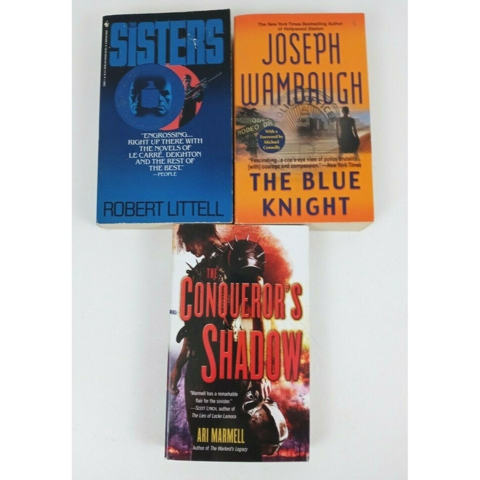 Lot Of 3 Books Crime Thriller Paperback Random Mix Various Authors - $14.84