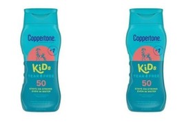 Coppertone Kids Sunscreen Lotion SPF 50 Water Resistant 8 Fl Oz (2 pack) - £11.95 GBP