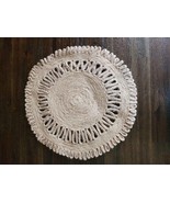 Jute Woven Brown Round Placemat  -14 Inches Set Of 4 - $34.71 CAD