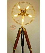 Antique Floor Lighting Tripod Fan 5 Light Lamp w/ Modern &amp; Most Attracti... - £172.27 GBP