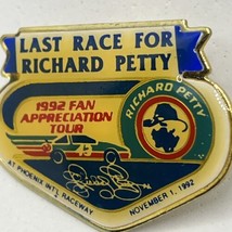 Richard Petty Last NASCAR Race Phoenix Raceway STP Pontiac Enamel Lapel ... - £15.65 GBP