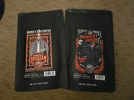 2 Pc Mix Bones Coffee White Russian/Jacked O Lantern Ground 4 oz (YY40) - $21.32