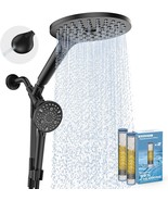 Dual Filtered Rain Shower Head Combo, High Pressure Handheld Shower Head... - $139.99