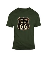 Rusted Kansas Route 66 Road Sign T Shirt - $26.72