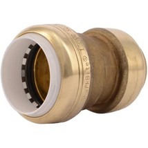 SharkBite 1 Inch CTS x 1 Inch PVC Transition Coupling, Push to Connect Brass - £27.72 GBP