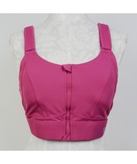 VFUS Zip Front Adjustable High Impact Sports Bra L Pink 36 BCD 38 AB Full Cover - €14,53 EUR