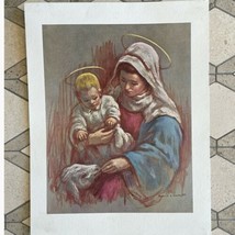 Madonna With Child Reproduction Treasure Chest by Robert J Smith 8 x 10 inches - £31.64 GBP