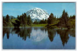 Mt Rainier National Park Washington Near Tacoma 76 Gasoline Advert Postcard - £3.97 GBP
