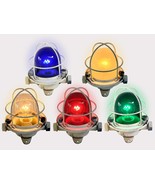 Multi Color Maritime Salvaged Passageway Bulkhead Lights Navigation Naut... - £93.76 GBP