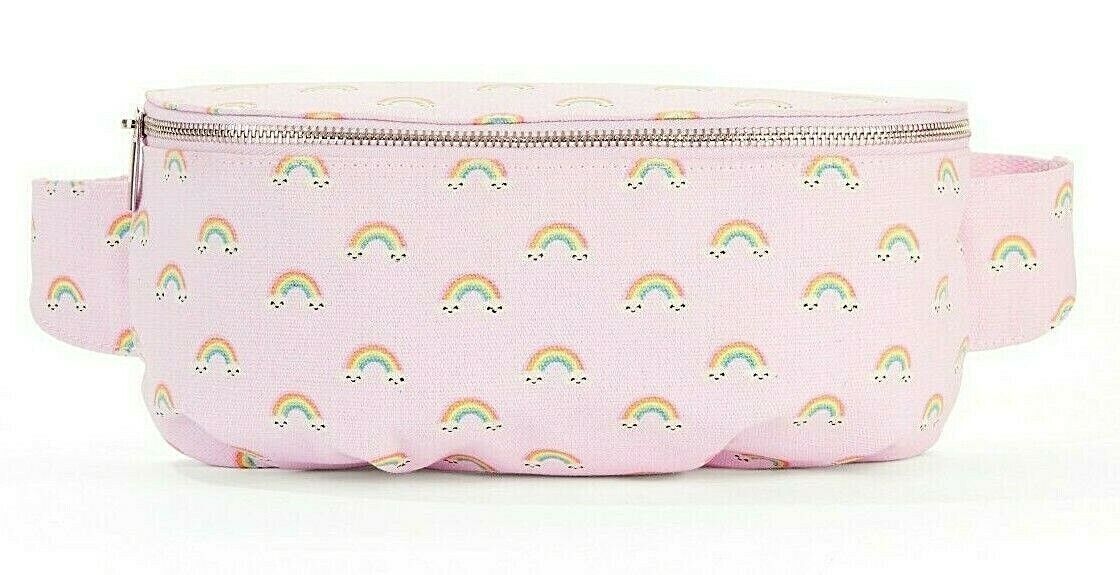 No Boundaries Women&#39;s Fanny Pack Waist Pack Rainbow Blush NEW - $12.59