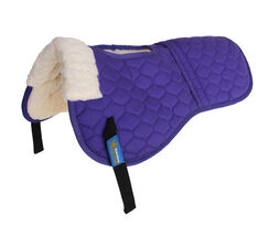 Horse Trail English Quilted Saddle Wither Relief Half Pad Fur 12228 - $34.99
