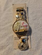  1959 Vaughan Chicago Gold Tone Jeweled bottle opener Florida - $2.67