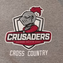 Augusta Sportswear CRUSADERS Men’s Gray Cotton Blend Hoodie Sweatshirt Sz Medium image 5