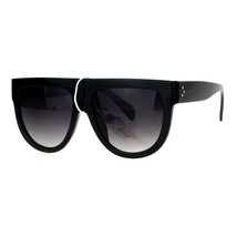 Designer Moda Occhiali da Sole Unisex Piatto Top Hipster Trendy Tonalità UV400 - £8.67 GBP