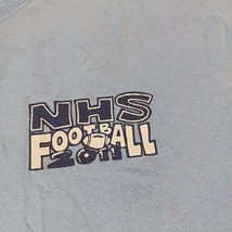 Gildan Ultra Cotton NHS Football 2011 Northside Rams Men's Blue T-Shirt Size 2XL image 5