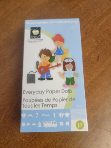 Cricut Cartridge Every Day Paper Dolls Shapes Link Status Unknown - $14.99