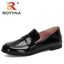 ROYYNA 2021 New Arrival Student Shoes Girls Casual Pumps Women Heel Patent Leath - £46.94 GBP