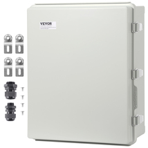 VEVOR Outdoor Electrical Junction Box, 13.78 x 9.84 x 5.90 inch, ABS Pla... - $38.83