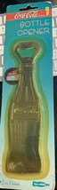 Coke Coca Cola Bottle Shaped Opener Zinc Plated Metal 1995 Barware Soda ... - $237.26 MXN