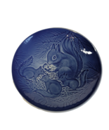B&amp;G Porcelain Mothers Day Blue Plate 1977 Squirrels Royal Copenhagen Den... - $245.29 MXN