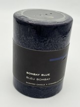 Pier 1 Imports Bombay Blue Scented Candle Pillar 3 in x 4 in NEW - £18.68 GBP