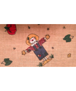 Fabric Marcus Bros Autumn Scarecrow Pumpkins and Yellow Acorns $1.25 - $1.25