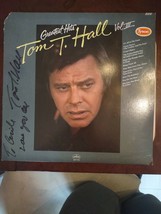 Tom T. Hall Greatest Hits Volume 3 Signed Album - £302.02 GBP