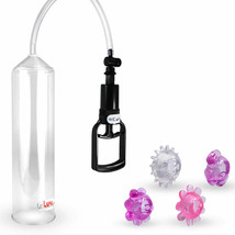 2.0&quot; EasyOp Tgrip Clear Penis Pump + 4 Stretchy Cock Rings - £15.81 GBP