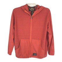 Harley Davidson Womens Jacket Size Small S Orange Long Sleeve Zip Up  - $18.54