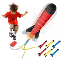 Toy Rocket Launcher - Jump Rocket Set Includes 6 Rockets - Play Rocket Soars Up  - £14.40 GBP
