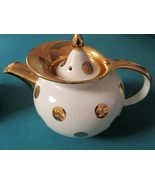 Compatible with Hall Gold DOTS Sadler TEAPOT Christmas Afternoon Tea Pic... - $54.87+