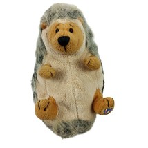 GANZ Webkinz Hedgehog Stuffed Animal 8&quot; Plush Tan Gray Retired - £7.90 GBP