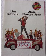 Grease Movie Souvenir Book John Travolta &amp; Olivia Newton-John 1978 - $13.66 CAD