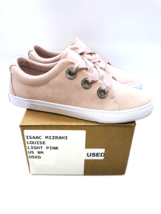 ISAAC MIZRAHI Louise Soho Grosgrain Sneakers Suede- Light Pink, US 8M *U... - £15.81 GBP