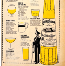 1969 Galliano Liqueur Advertisement Ditta Arturo Vaccari Liquor Distille... - $373.69 MXN