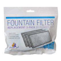 Pioneer Pet Replacement Filters: 3-Layer Filtration for Plastic Raindrop &amp; Fung - £4.66 GBP+