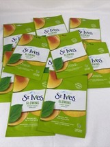 (10) St. Ives Glowing  Sheet Mask Apricot Face Hydrate Fresh Revive Single Use - £11.28 GBP