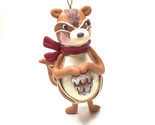 Midwest CBK Whimsical  Chipmunk with Pine Cone Ornament Brown 4.75 in - $10.13
