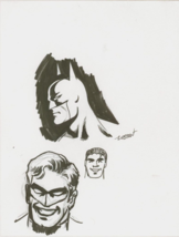 Loston Wallace SIGNED DC Activity Book Original Art Sketch Batman Green ... - £19.77 GBP