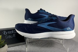 Men&#39;s Brooks Launch 8 Blue Athletic Sneaker Size 11D - $912.32 MXN