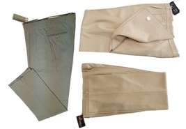 Pantalon Homme Classique Printemps Gabardine Laine Noisette Gris Vert Choix - £49.08 GBP+