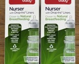 2 Playtex Baby Nurser w/ Drop Ins Liners 4 Oz Bottle, 5 Disposable Liner... - $29.69